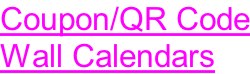 Coupon/QR Code Wall Calendars